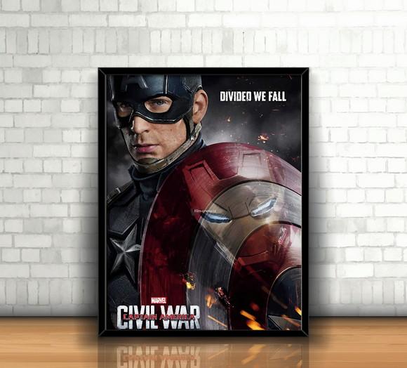 Quadro Guerra Civil Marvel