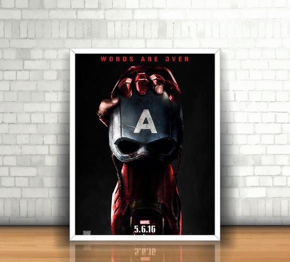 Quadro Guerra Civil Marvel