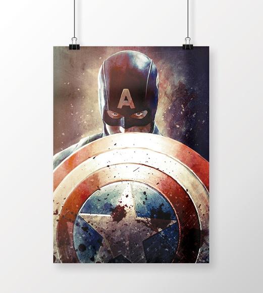 Quadro Guerra Civil Marvel