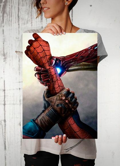 Quadro Guerra Civil Marvel