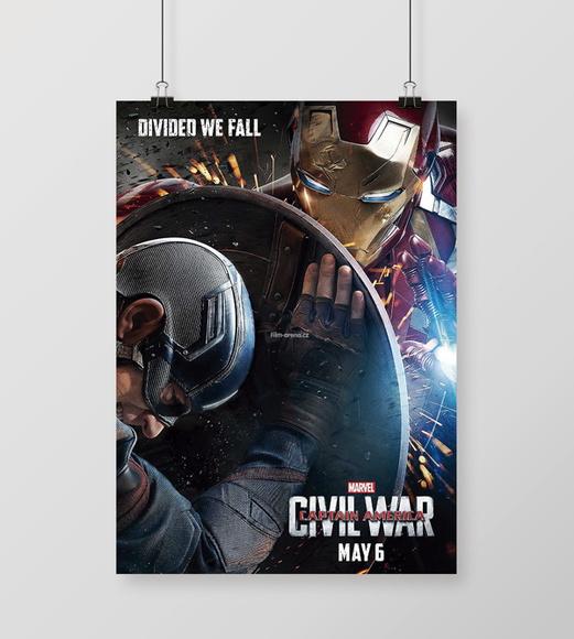 Quadro Guerra Civil Marvel