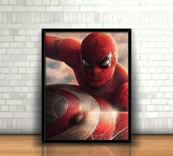 Quadro Guerra Civil Marvel