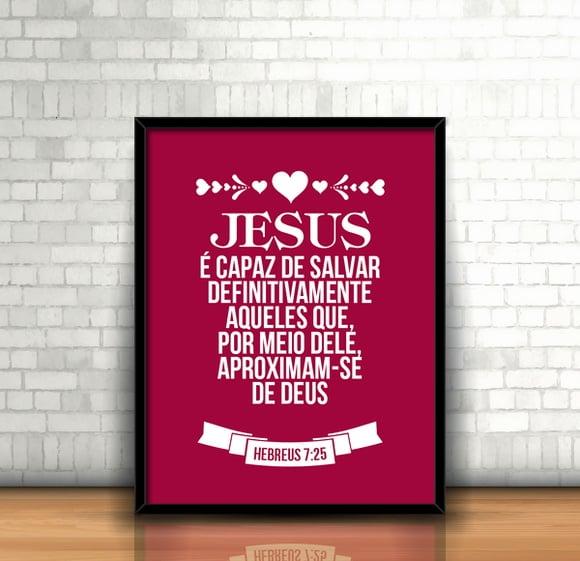 Quadro Hebreus 7:25