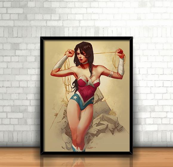 Quadro Heroína / Mulher-Maravilha