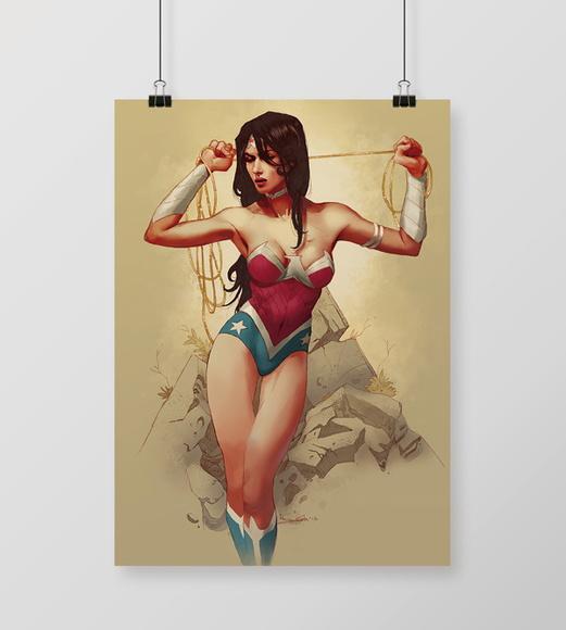 Quadro Heroína / Mulher-Maravilha