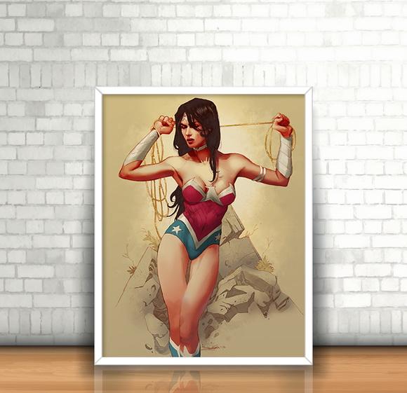Quadro Heroína / Mulher-Maravilha