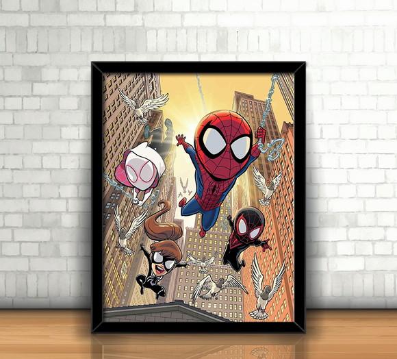 Quadro Homem Aranha (Cartoon)