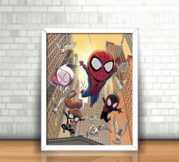 Quadro Homem Aranha (Cartoon)