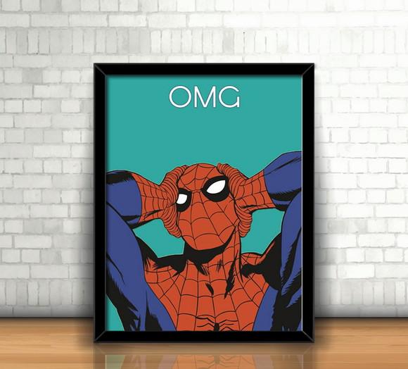 Quadro Homem Aranha (HQ)