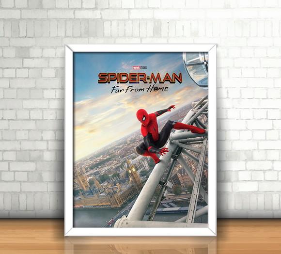 Quadro Homem Aranha (Filme) / 20x30cm / Com Vidro