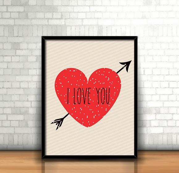 Quadro I Love You