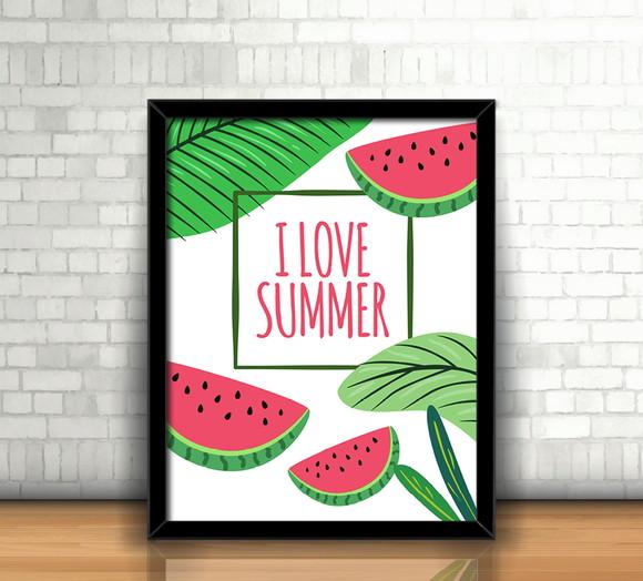 Quadro I Love Summer