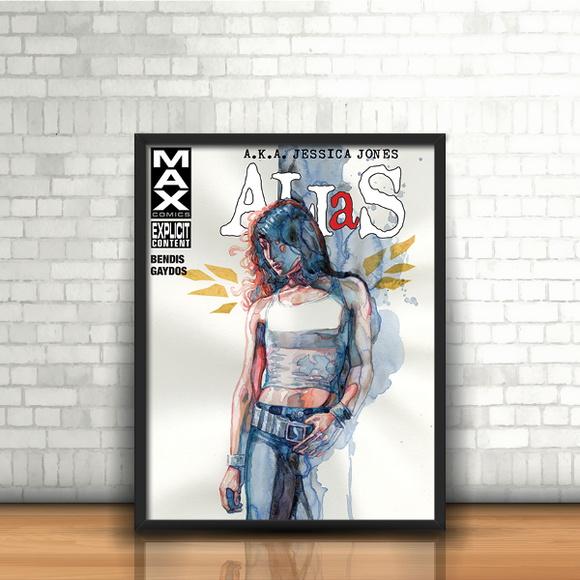 Quadro Jessica Jones / Defensores