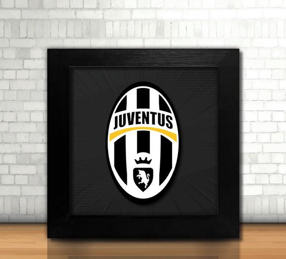 Quadro Juventus (20x20cm)