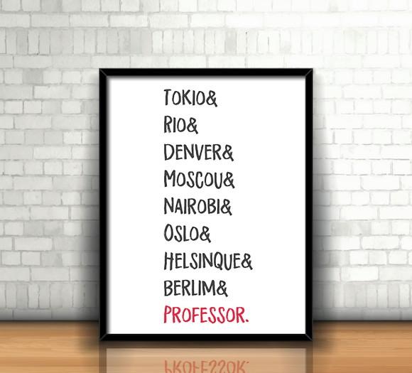 Quadro La Casa de Papel