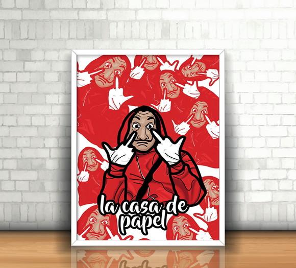 Quadro La Casa de Papel