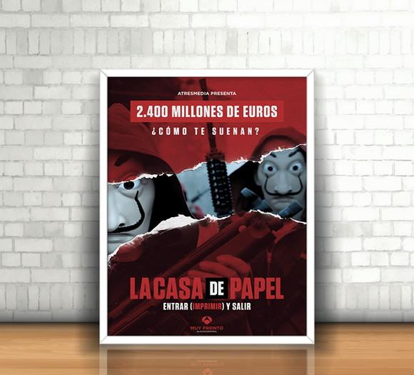 Quadro La Casa de Papel