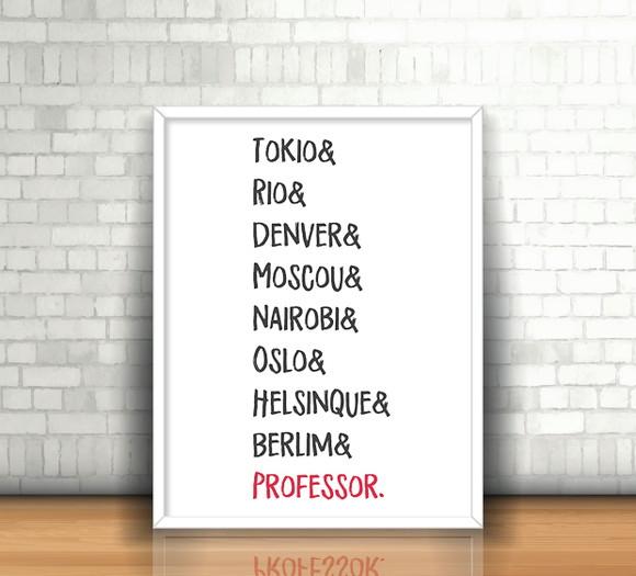Quadro La Casa de Papel