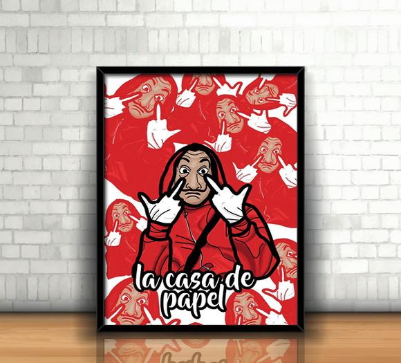 Quadro La Casa de Papel