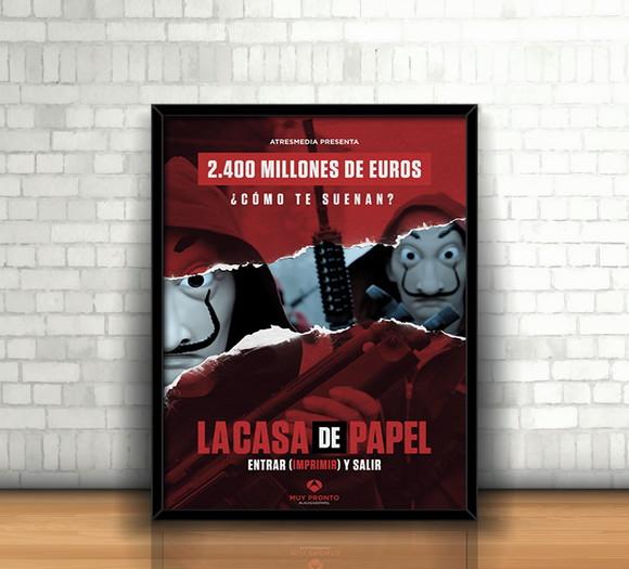 Quadro La Casa de Papel
