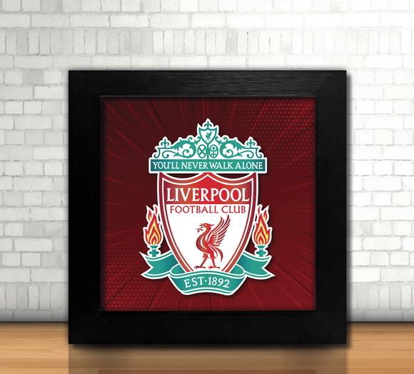 Quadro Liverpool (20x20cm)