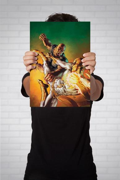 Quadro Luke Cage e Punho de Ferro