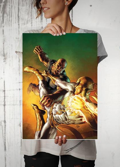 Quadro Luke Cage e Punho de Ferro