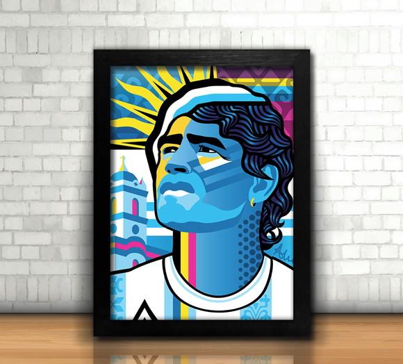 Quadro Maradona
