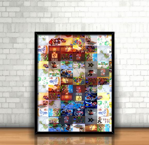 Quadro Mario Bros
