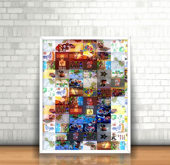 Quadro Mario Bros