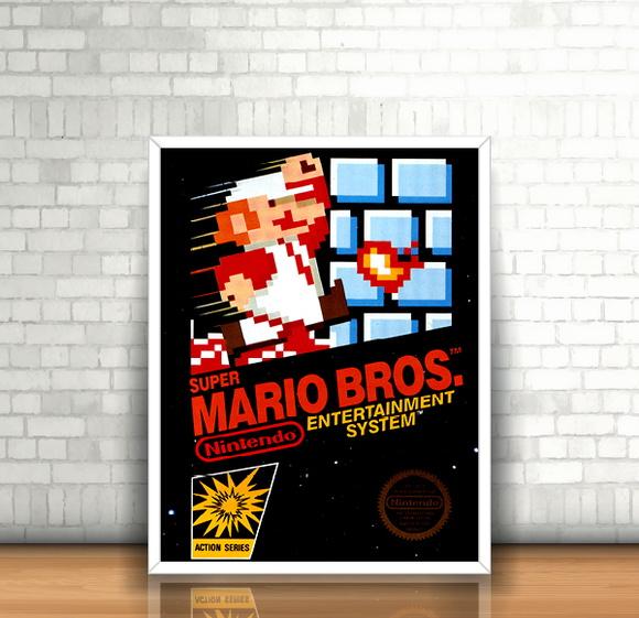 Quadro Mario Bros