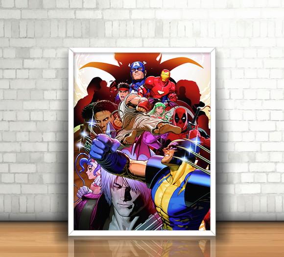 Quadro Marvel vs Capcom