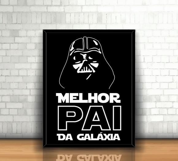 Quadro Melhor Pai da Galáxia