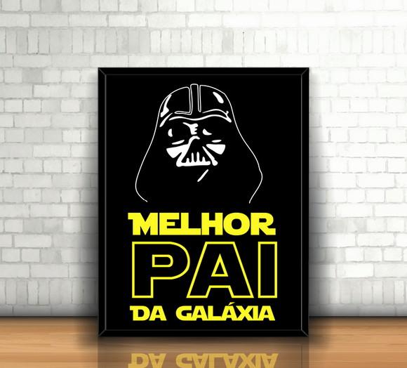 Quadro Melhor Pai da Galáxia