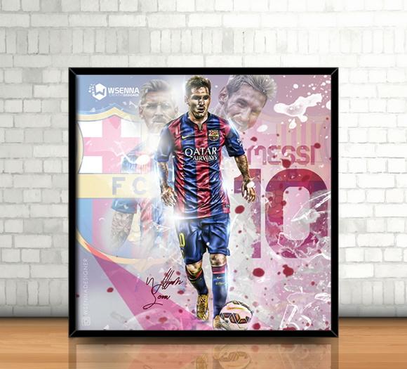 Quadro Messi / Barcelona