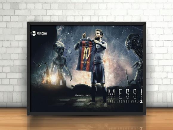 Quadro Messi / Barcelona