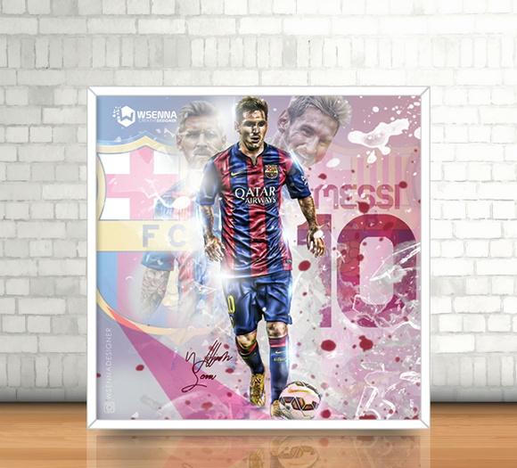 Quadro Messi / Barcelona