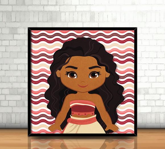 Quadro Moana (20x20cm)