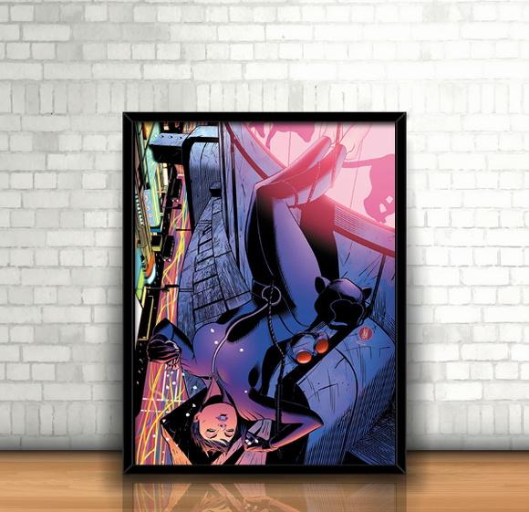 Quadro Mulher Gato