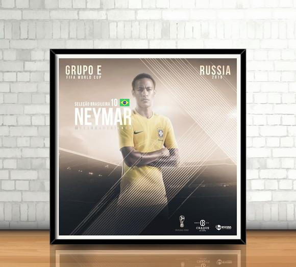 Quadro Neymar / Brasil
