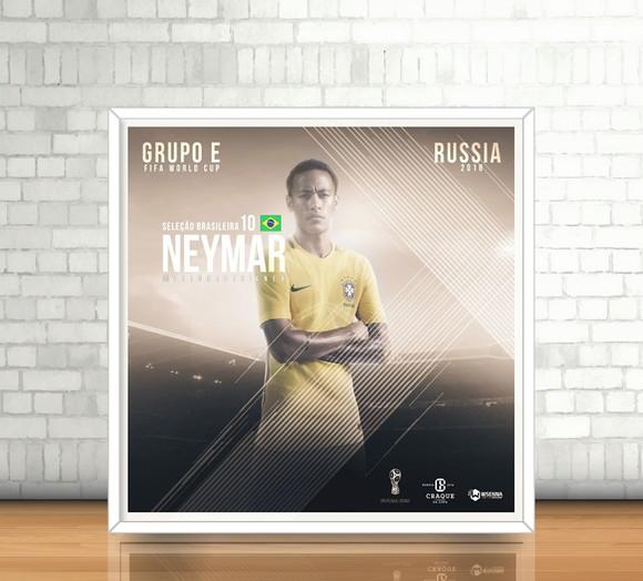 Quadro Neymar / Brasil