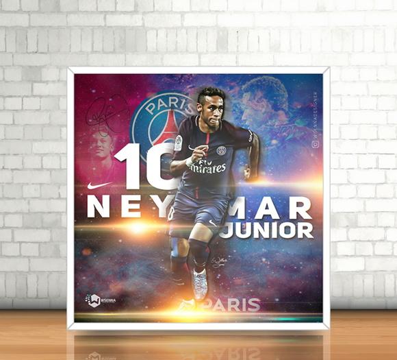 Quadro Neymar / PSG