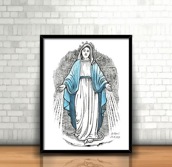 Quadro Nossa Senhora das Graças