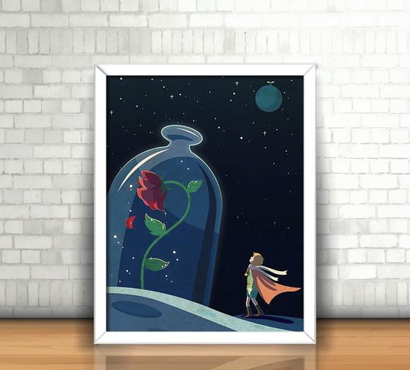 Quadro O Pequeno Príncipe