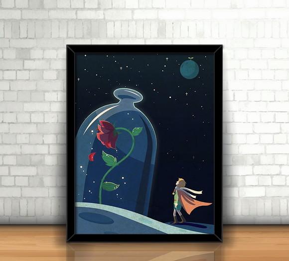 Quadro O Pequeno Príncipe