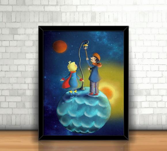 Quadro O Pequeno Príncipe