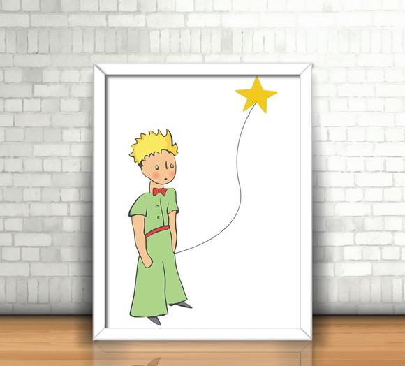 Quadro O Pequeno Príncipe
