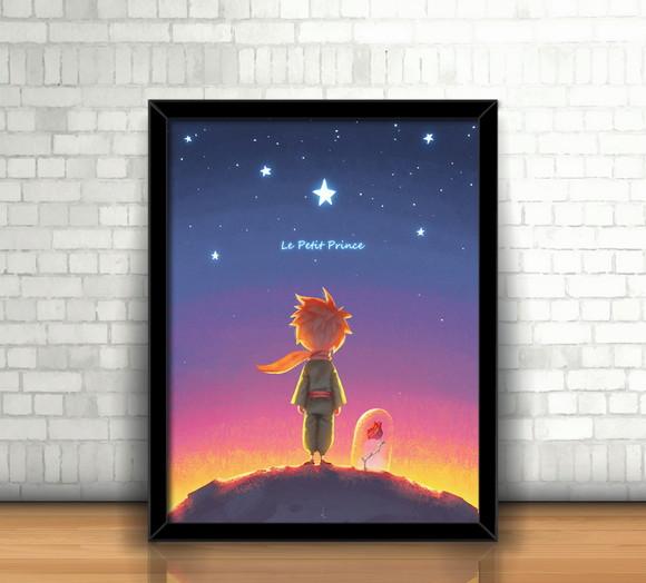 Quadro O Pequeno Príncipe