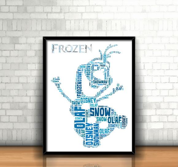 Quadro Olaf Tipográfico