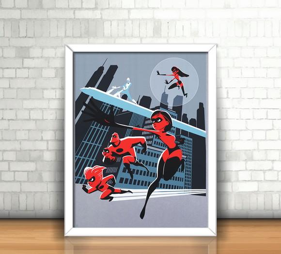 Quadro Os Incríveis